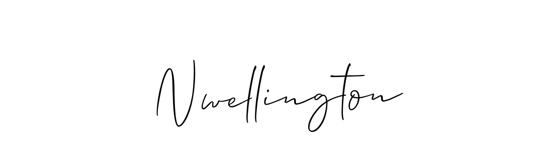 Make a beautiful signature design for name Nwellington. Use this online signature maker to create a handwritten signature for free. Nwellington signature style 2 images and pictures png