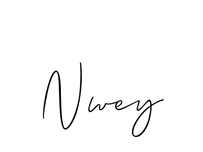 Make a beautiful signature design for name Nwey. With this signature (Allison_Script) style, you can create a handwritten signature for free. Nwey signature style 2 images and pictures png