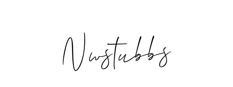 if you are searching for the best signature style for your name Nwstubbs. so please give up your signature search. here we have designed multiple signature styles  using Allison_Script. Nwstubbs signature style 2 images and pictures png