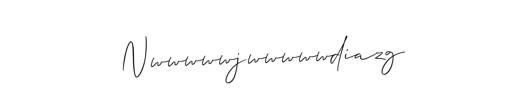 How to make Nwwwwwjwwwwwdiazg signature? Allison_Script is a professional autograph style. Create handwritten signature for Nwwwwwjwwwwwdiazg name. Nwwwwwjwwwwwdiazg signature style 2 images and pictures png