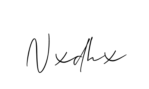 Best and Professional Signature Style for Nxdhx. Allison_Script Best Signature Style Collection. Nxdhx signature style 2 images and pictures png