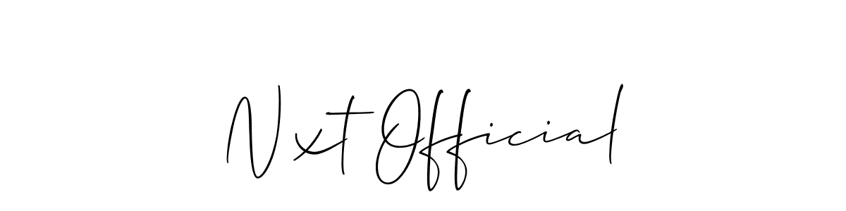 See photos of Nxt Official official signature by Spectra . Check more albums & portfolios. Read reviews & check more about Allison_Script font. Nxt Official signature style 2 images and pictures png