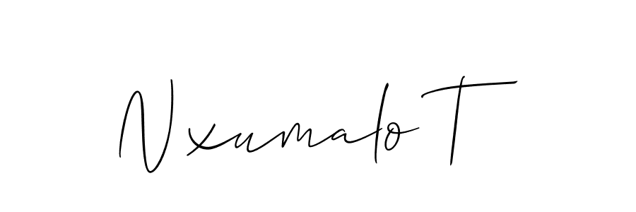 Once you've used our free online signature maker to create your best signature Allison_Script style, it's time to enjoy all of the benefits that Nxumalo T name signing documents. Nxumalo T signature style 2 images and pictures png