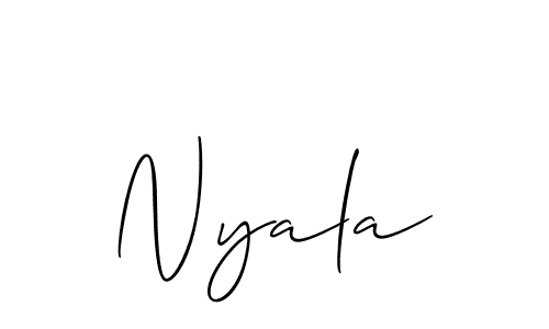 You can use this online signature creator to create a handwritten signature for the name Nyala. This is the best online autograph maker. Nyala signature style 2 images and pictures png