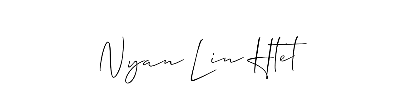 Once you've used our free online signature maker to create your best signature Allison_Script style, it's time to enjoy all of the benefits that Nyan Lin Htet name signing documents. Nyan Lin Htet signature style 2 images and pictures png