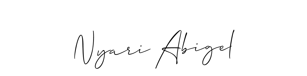 Here are the top 10 professional signature styles for the name Nyari Abigel. These are the best autograph styles you can use for your name. Nyari Abigel signature style 2 images and pictures png