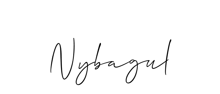 Once you've used our free online signature maker to create your best signature Allison_Script style, it's time to enjoy all of the benefits that Nybagul name signing documents. Nybagul signature style 2 images and pictures png