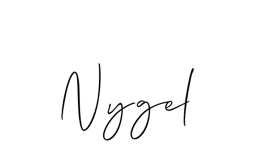 Once you've used our free online signature maker to create your best signature Allison_Script style, it's time to enjoy all of the benefits that Nygel name signing documents. Nygel signature style 2 images and pictures png