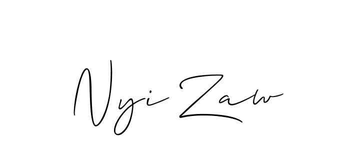 Once you've used our free online signature maker to create your best signature Allison_Script style, it's time to enjoy all of the benefits that Nyi Zaw name signing documents. Nyi Zaw signature style 2 images and pictures png