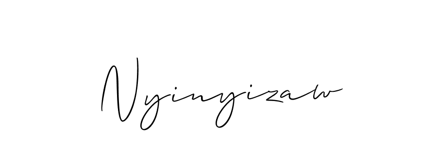 Make a short Nyinyizaw signature style. Manage your documents anywhere anytime using Allison_Script. Create and add eSignatures, submit forms, share and send files easily. Nyinyizaw signature style 2 images and pictures png