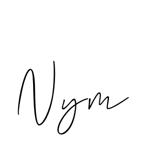 Make a beautiful signature design for name Nym. Use this online signature maker to create a handwritten signature for free. Nym signature style 2 images and pictures png