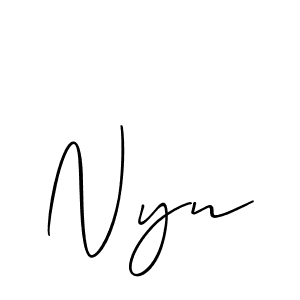 Here are the top 10 professional signature styles for the name Nyn. These are the best autograph styles you can use for your name. Nyn signature style 2 images and pictures png