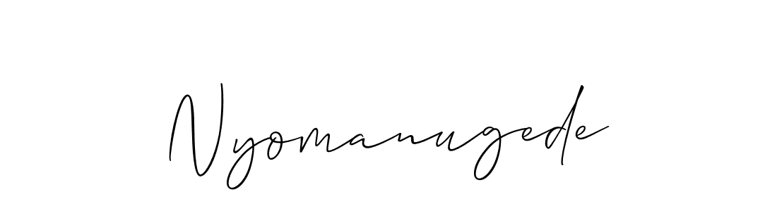 Check out images of Autograph of Nyomanugede name. Actor Nyomanugede Signature Style. Allison_Script is a professional sign style online. Nyomanugede signature style 2 images and pictures png