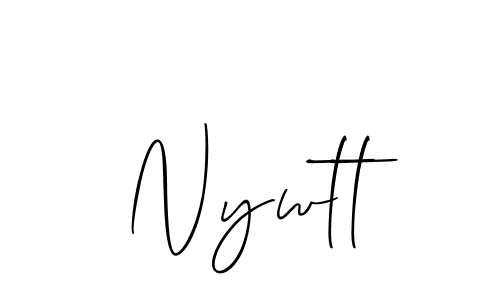 Best and Professional Signature Style for Nywtt. Allison_Script Best Signature Style Collection. Nywtt signature style 2 images and pictures png