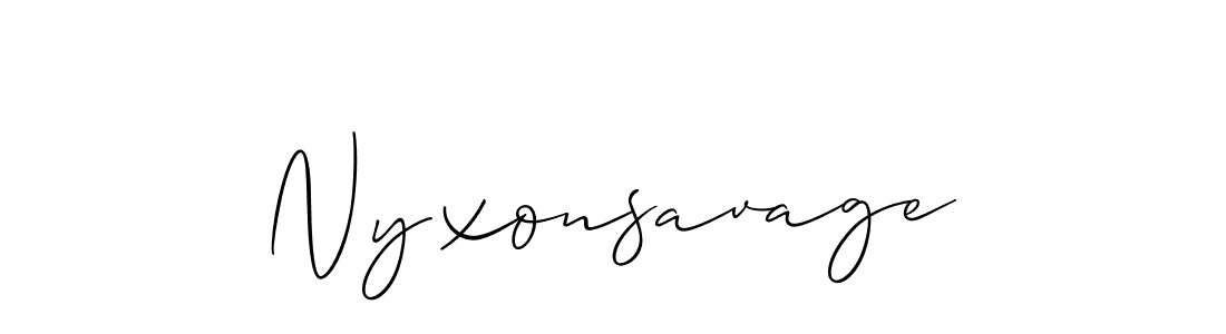 You can use this online signature creator to create a handwritten signature for the name Nyxonsavage. This is the best online autograph maker. Nyxonsavage signature style 2 images and pictures png