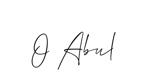 This is the best signature style for the O Abul name. Also you like these signature font (Allison_Script). Mix name signature. O Abul signature style 2 images and pictures png