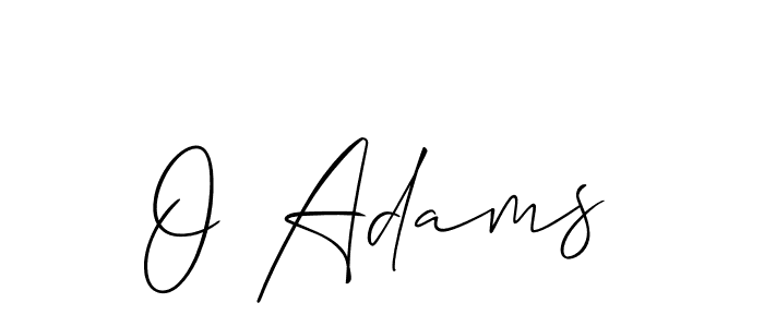 Also You can easily find your signature by using the search form. We will create O Adams name handwritten signature images for you free of cost using Allison_Script sign style. O Adams signature style 2 images and pictures png