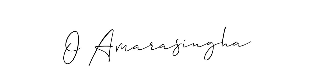 It looks lik you need a new signature style for name O Amarasingha. Design unique handwritten (Allison_Script) signature with our free signature maker in just a few clicks. O Amarasingha signature style 2 images and pictures png