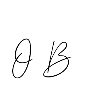 Allison_Script is a professional signature style that is perfect for those who want to add a touch of class to their signature. It is also a great choice for those who want to make their signature more unique. Get O B name to fancy signature for free. O B signature style 2 images and pictures png