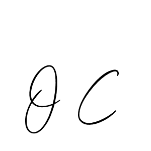 Design your own signature with our free online signature maker. With this signature software, you can create a handwritten (Allison_Script) signature for name O C. O C signature style 2 images and pictures png