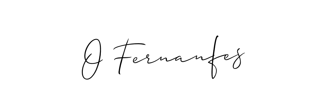 You should practise on your own different ways (Allison_Script) to write your name (O Fernanfes) in signature. don't let someone else do it for you. O Fernanfes signature style 2 images and pictures png