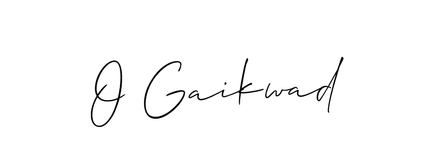 This is the best signature style for the O Gaikwad name. Also you like these signature font (Allison_Script). Mix name signature. O Gaikwad signature style 2 images and pictures png