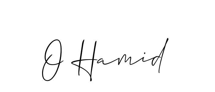 You should practise on your own different ways (Allison_Script) to write your name (O Hamid) in signature. don't let someone else do it for you. O Hamid signature style 2 images and pictures png