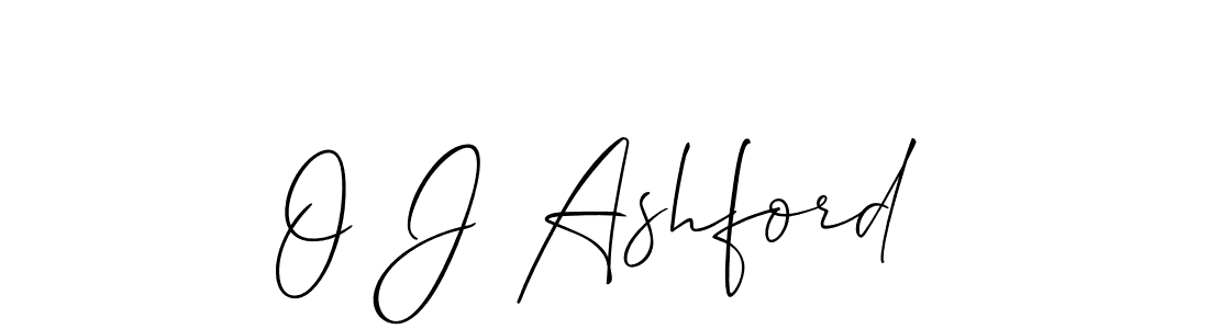 if you are searching for the best signature style for your name O J Ashford. so please give up your signature search. here we have designed multiple signature styles  using Allison_Script. O J Ashford signature style 2 images and pictures png