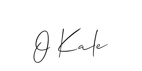 How to Draw O Kale signature style? Allison_Script is a latest design signature styles for name O Kale. O Kale signature style 2 images and pictures png