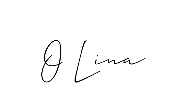 How to Draw O Lina signature style? Allison_Script is a latest design signature styles for name O Lina. O Lina signature style 2 images and pictures png
