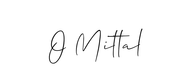 if you are searching for the best signature style for your name O Mittal. so please give up your signature search. here we have designed multiple signature styles  using Allison_Script. O Mittal signature style 2 images and pictures png