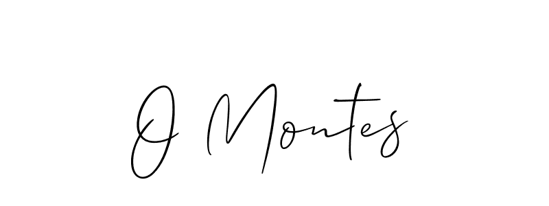 Make a beautiful signature design for name O Montes. Use this online signature maker to create a handwritten signature for free. O Montes signature style 2 images and pictures png