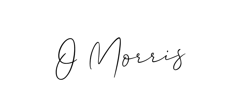 Make a beautiful signature design for name O Morris. Use this online signature maker to create a handwritten signature for free. O Morris signature style 2 images and pictures png