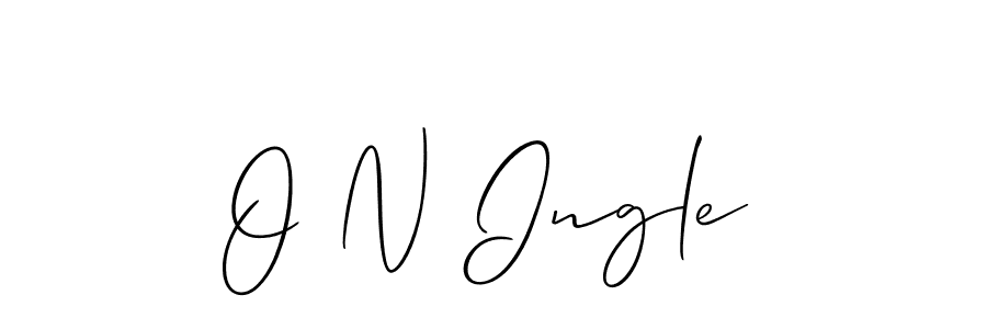 You can use this online signature creator to create a handwritten signature for the name O N Ingle. This is the best online autograph maker. O N Ingle signature style 2 images and pictures png