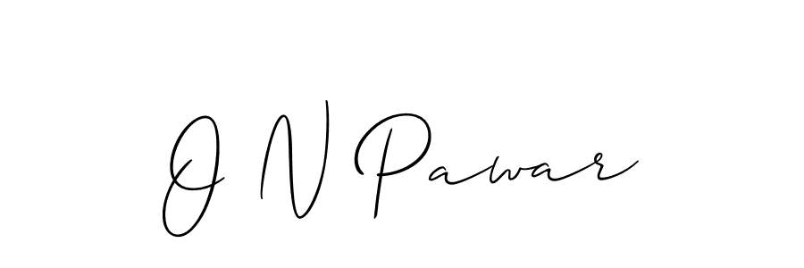 Best and Professional Signature Style for O N Pawar. Allison_Script Best Signature Style Collection. O N Pawar signature style 2 images and pictures png