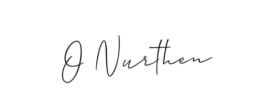 Also You can easily find your signature by using the search form. We will create O Nurthen name handwritten signature images for you free of cost using Allison_Script sign style. O Nurthen signature style 2 images and pictures png