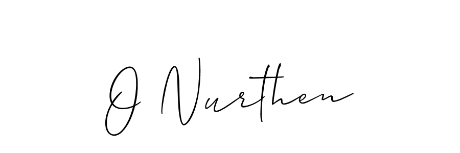 Also You can easily find your signature by using the search form. We will create O Nurthen name handwritten signature images for you free of cost using Allison_Script sign style. O Nurthen signature style 2 images and pictures png