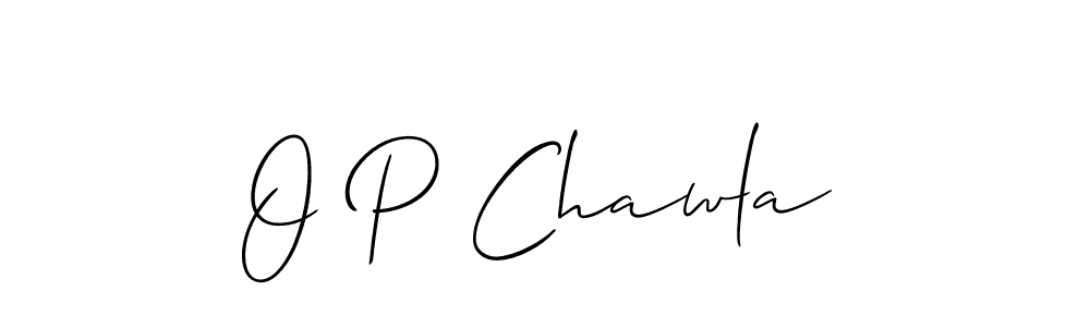 Here are the top 10 professional signature styles for the name O P Chawla. These are the best autograph styles you can use for your name. O P Chawla signature style 2 images and pictures png