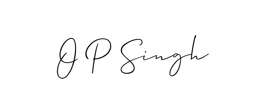Also You can easily find your signature by using the search form. We will create O P Singh name handwritten signature images for you free of cost using Allison_Script sign style. O P Singh signature style 2 images and pictures png