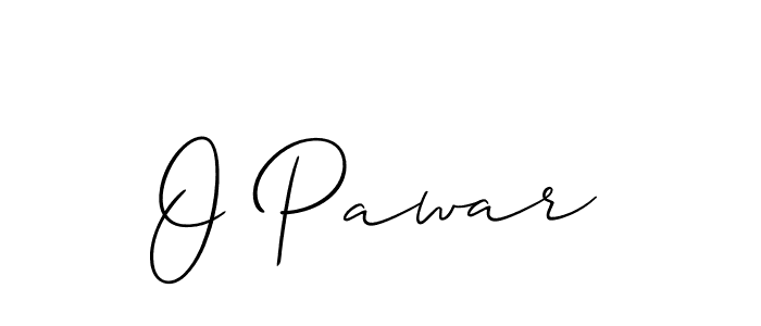 Best and Professional Signature Style for O Pawar. Allison_Script Best Signature Style Collection. O Pawar signature style 2 images and pictures png