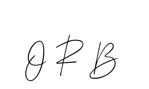 How to make O R B signature? Allison_Script is a professional autograph style. Create handwritten signature for O R B name. O R B signature style 2 images and pictures png
