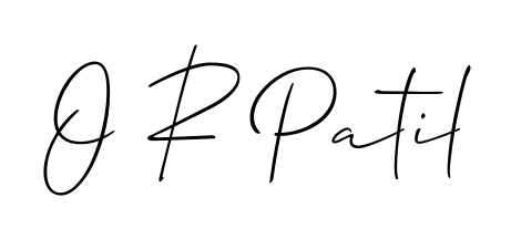 Practice writing O R Patil with the flow of Allison_Script lettering. A fantastic source of inspiration for developing your personal signature style. O R Patil signature style 2 images and pictures png