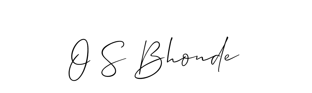 Best and Professional Signature Style for O S Bhonde. Allison_Script Best Signature Style Collection. O S Bhonde signature style 2 images and pictures png