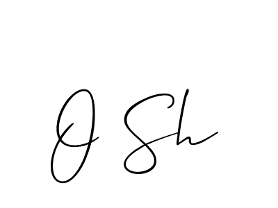 Also You can easily find your signature by using the search form. We will create O Sh name handwritten signature images for you free of cost using Allison_Script sign style. O Sh signature style 2 images and pictures png