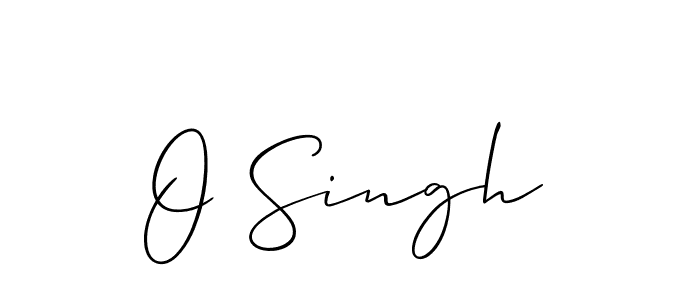 You should practise on your own different ways (Allison_Script) to write your name (O Singh) in signature. don't let someone else do it for you. O Singh signature style 2 images and pictures png