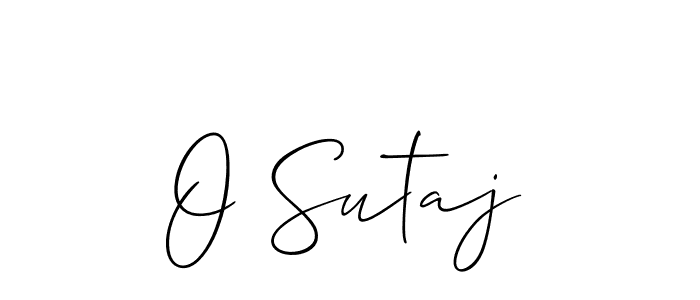 Once you've used our free online signature maker to create your best signature Allison_Script style, it's time to enjoy all of the benefits that O Sutaj name signing documents. O Sutaj signature style 2 images and pictures png
