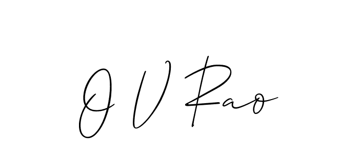 Once you've used our free online signature maker to create your best signature Allison_Script style, it's time to enjoy all of the benefits that O V Rao name signing documents. O V Rao signature style 2 images and pictures png