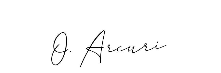 This is the best signature style for the O. Arcuri name. Also you like these signature font (Allison_Script). Mix name signature. O. Arcuri signature style 2 images and pictures png