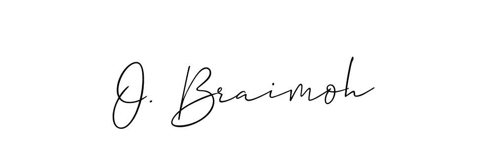 Make a beautiful signature design for name O. Braimoh. Use this online signature maker to create a handwritten signature for free. O. Braimoh signature style 2 images and pictures png