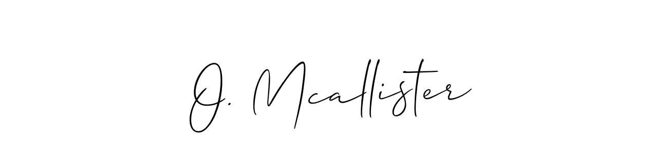 This is the best signature style for the O. Mcallister name. Also you like these signature font (Allison_Script). Mix name signature. O. Mcallister signature style 2 images and pictures png